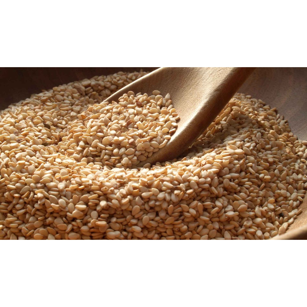 Hạt Mè Trắng Bóc Vỏ Việt Nam Gói 1kg - Giao thương hiệu ngẫu nhiên