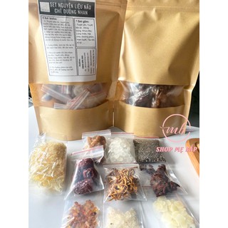 [Đẹp Da] Set Nấu Chè Tuyết Yến Dưỡng Nhan - Set Mini và Set Full - Shop Mẹ Bắp
