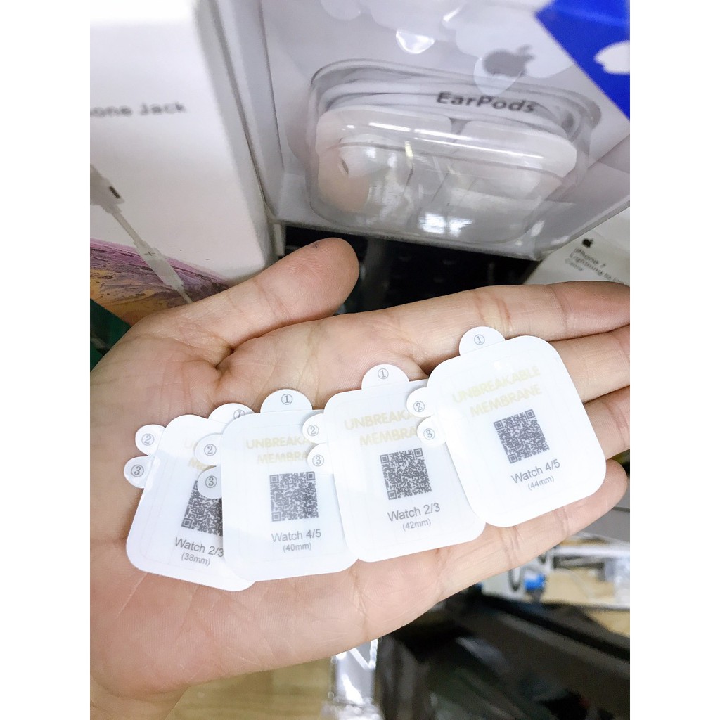 Dán PPF Apple Watch chống trầy xước màn hình, có khả năng tự phục hồi vết xước size 38/ 40/ 42/ 44mm - phukienthutranghn