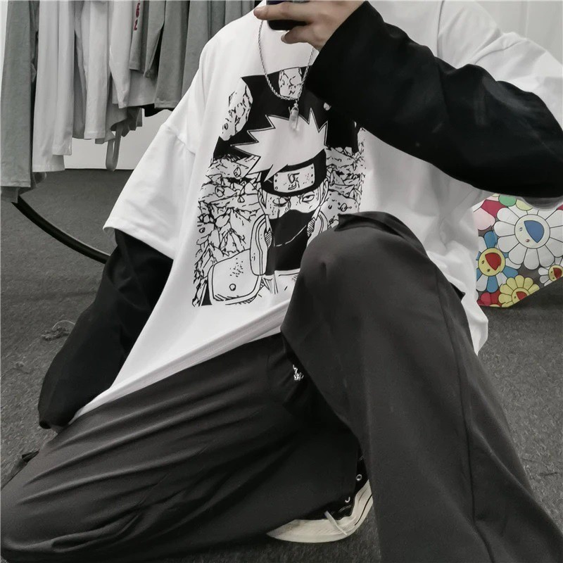Áo thun tay lỡ form rộng Kakasi, Áo phông unisex Tiger.86 AFR255