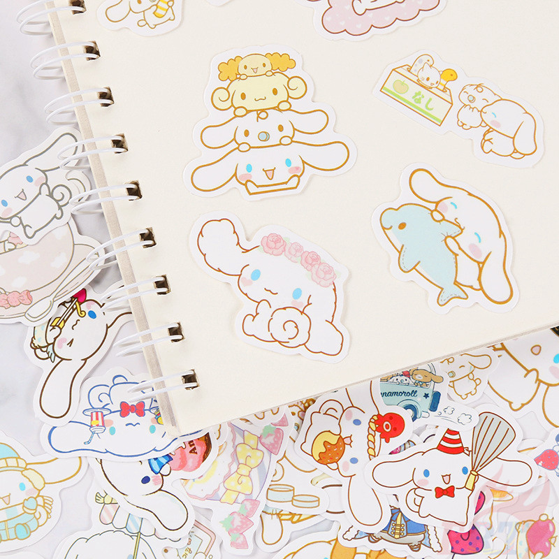 Bộ 40 Miếng Sticker Trang Trí Hình Nhân Vật Cinnamoroll Series 04 - Sanrio
