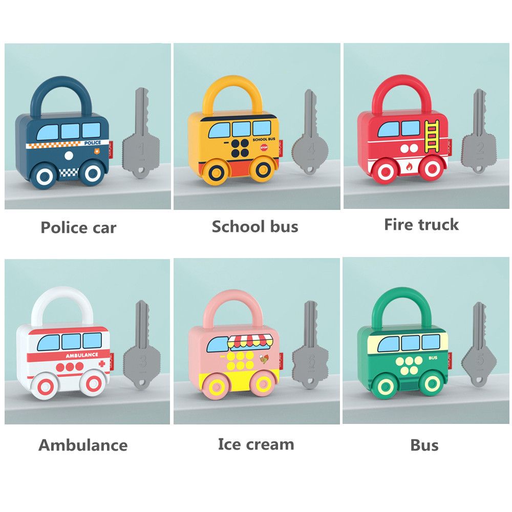 Bộ đồ chơi xe hơi kèm chìa khóa vui nhộn giúp giáo dục sớm cho bé