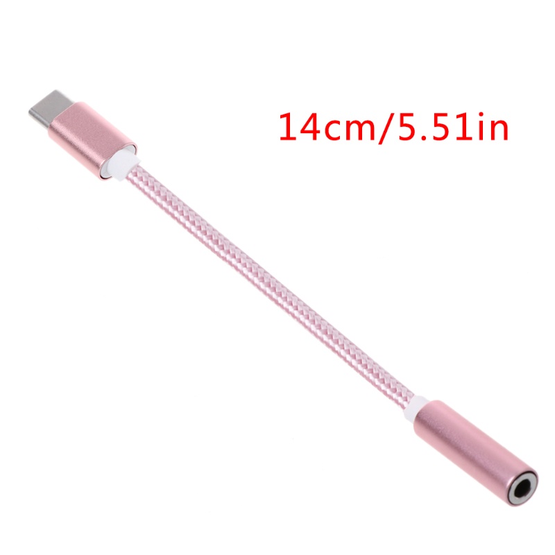 Cáp Chuyển Đổi Âm Thanh USB 3.1 Type C Đầu Đực Sang Đầu Cái 3.5mm