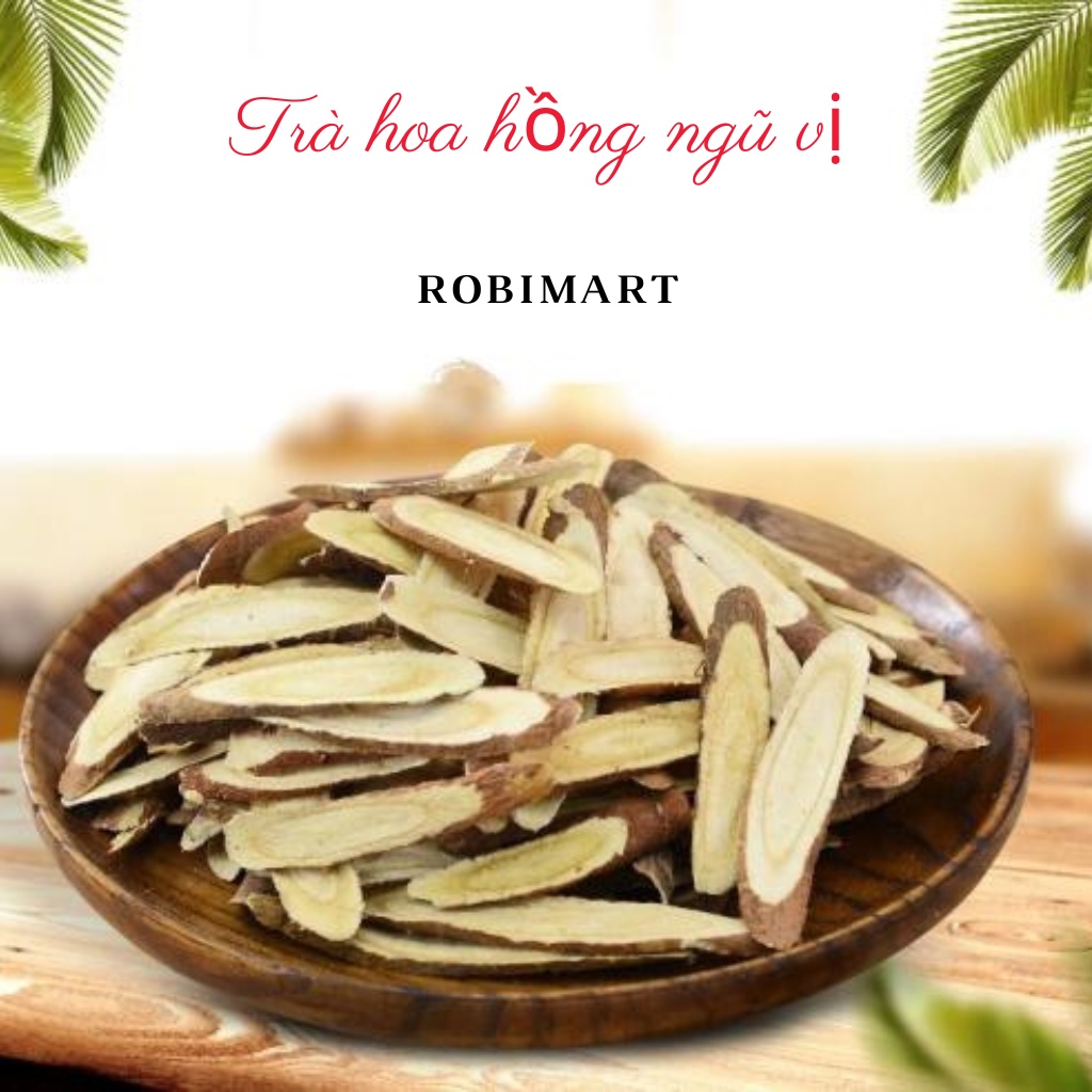 Trà hoa hồng ngũ vị thanh nhiệt đẹp da ROBIMART 5 vị (10 gói, 20 gói, 30 gói)
