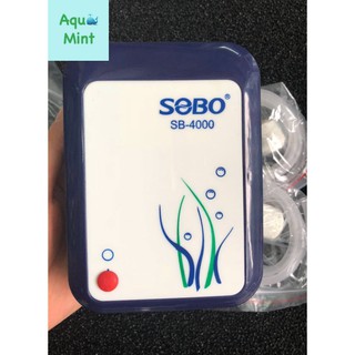 Máy sủi bể cá tích điện hai vòi sobo sb4000