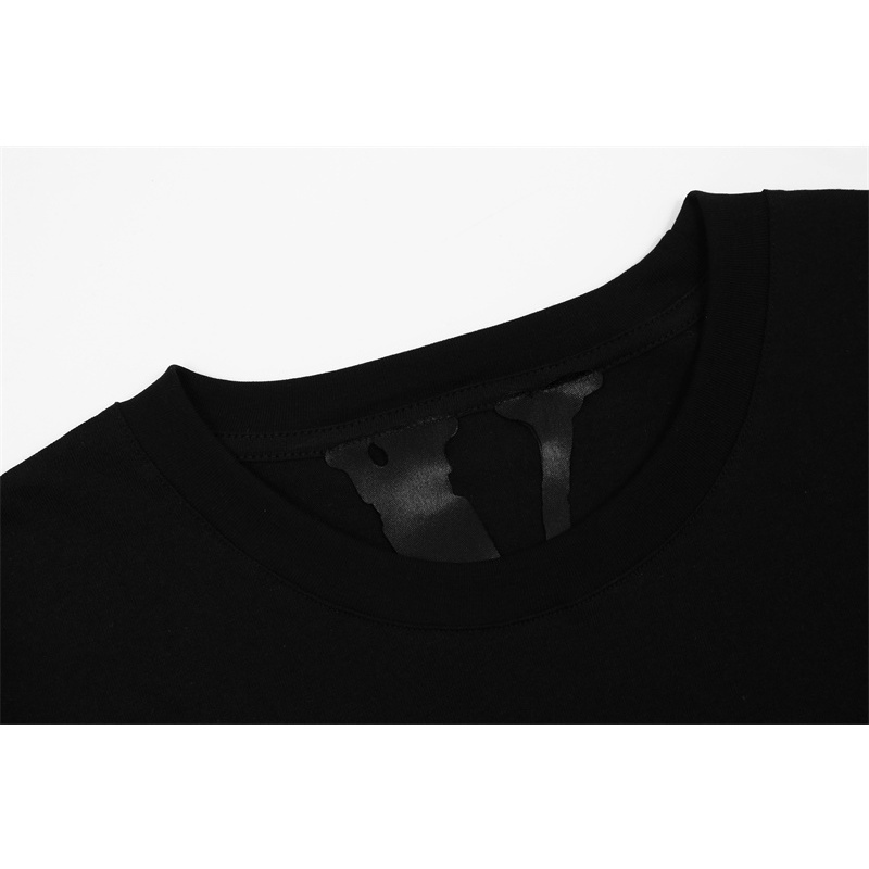 Áo Thun Cotton Tay Ngắn Dáng Rộng In Chữ Vlone Thời Trang Mùa Hè Cho Học Sinh