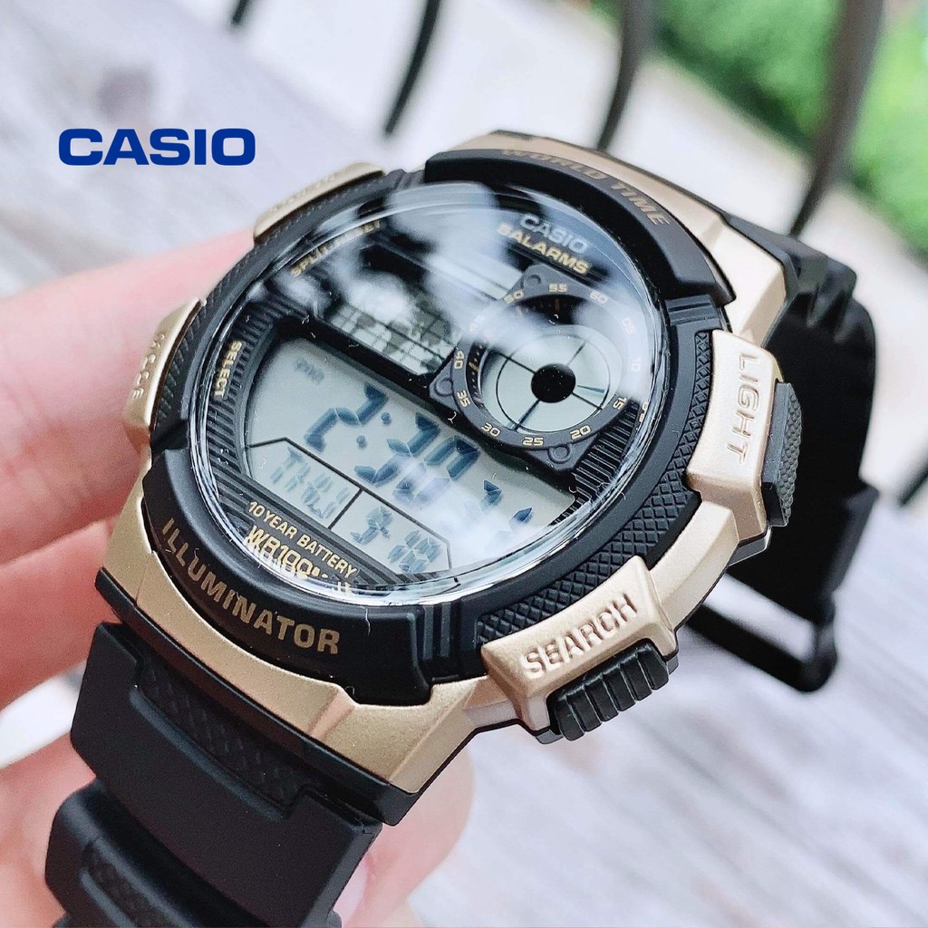 Đồng hồ nam CASIO AE-1000W-1BVDF/AE-1000W-1A3VDF chính hãng - Bảo hành 1 năm, Thay pin miễn phí