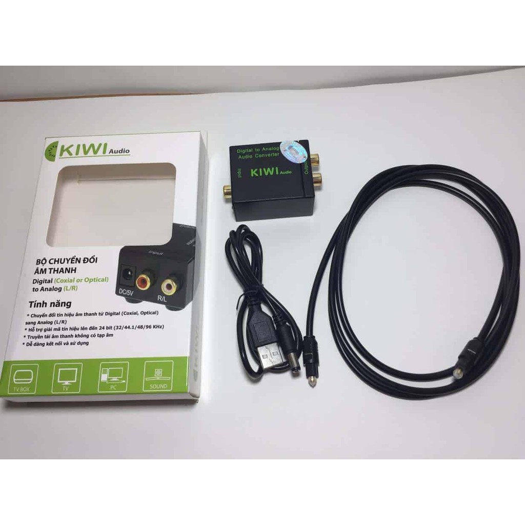 Optical chuyển tín hiệu âm thanh Kiwi Ka-02 CHẤT LỰỢNG, Phụ kiện như HÌNH