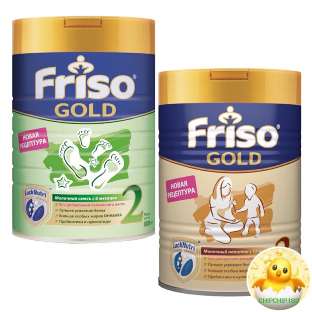 Sữa Friso Gold 800gram( đủ số 1,2,3)- hàng Nga đi Air