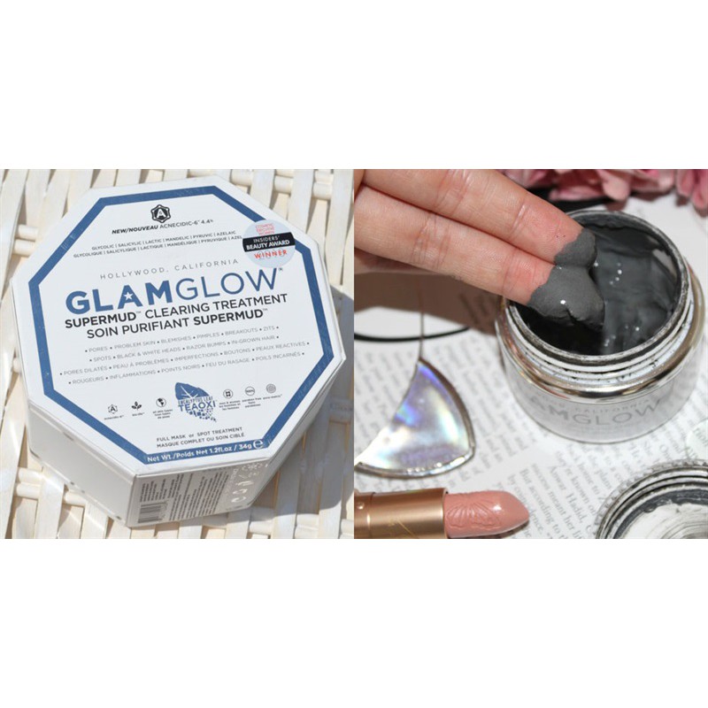 Mặt nạ bùn Glamglow Supermud Clearing Treatment Masque Soin Purifiant minisize