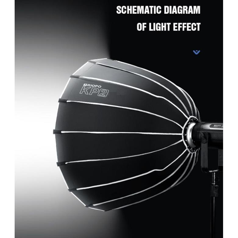 SOFTBOX PARABOLIC THAO TÁC NHANH TRIOPO KP2-90 NGÀM BOWEN