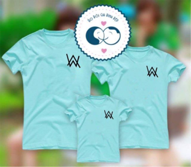 Áo gia đình 3/4/5 người HỌA TIẾT ĐƠN GIẢN, Đồ đôi mẹ và bé thun cotton dày dặn chất đẹp đủ size 100 kí [GIÁ SĨ 1 ÁO]