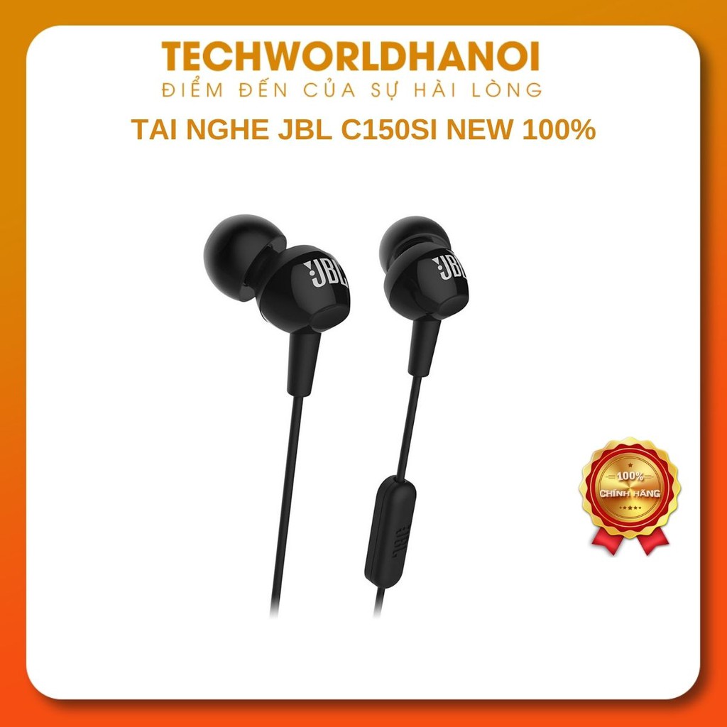 [Mã SKAMPUSHA7 giảm 8% đơn 250k]Tai Nghe Nhét Tai JBL C150SI - Hàng Chính Hãng | Bảo hành 6 tháng