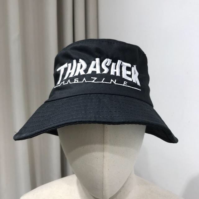 Nón Bucket 1 Mặt Thêu Chữ Thrash