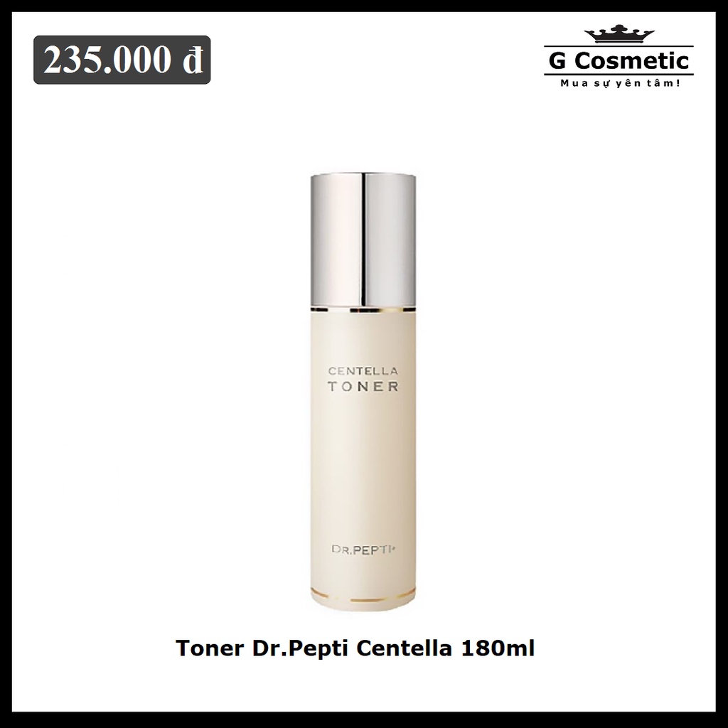 Nước hoa hồng Dr.Pepti+ Centella Toner 180ml