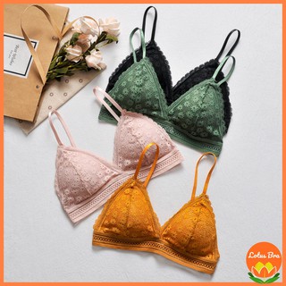 Hàng Áo bralette kiểu pháp áo bra không gọng mút mỏng tháo được nhiều màu đẹp