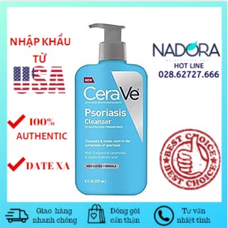 Sữa Rửa Mặt Dành Cho Da Vảy Nến CeraVe Psoriasis Cleanser (237ml)