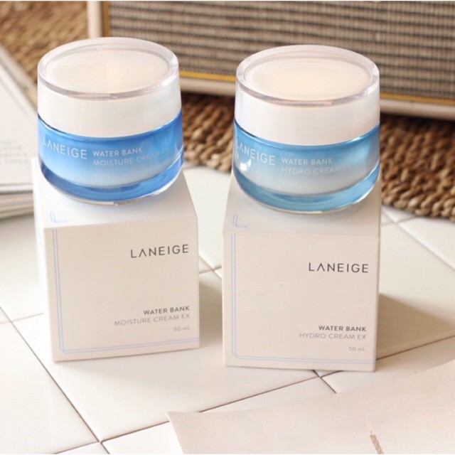 [HÀNG MỚI VỀ] Kem Dưỡng Ẩm Cấp Nước Laneige Water Bank Hydro Cream EX 50g