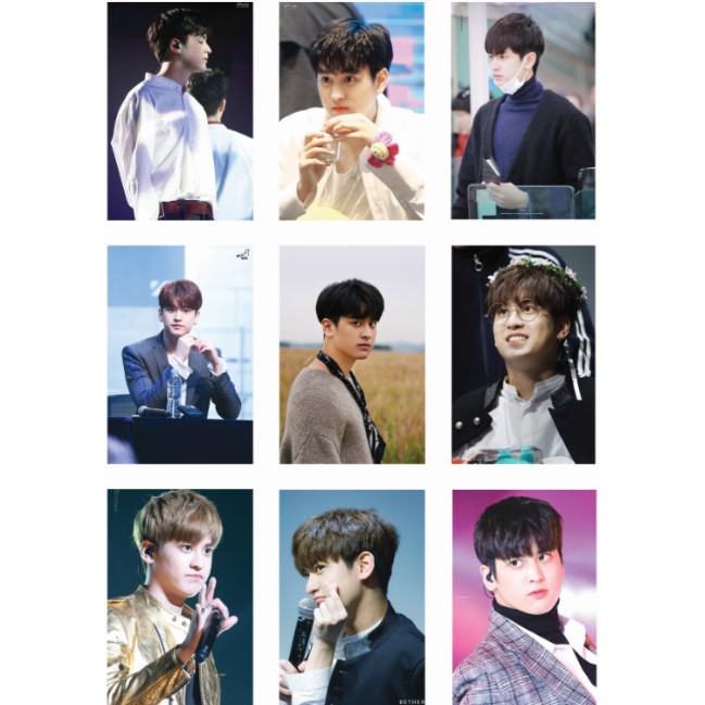 Lomo card 54 ảnh thành viên IKON - JUNG CHANWOO (CHAN)
