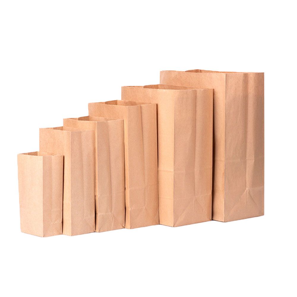 Set 10 Túi Giấy Kraft Đựng Bánh Nướng / Quà Tặng Phong Cách Vintage