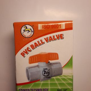 Compo 3 cái:Van nước pvc (phi 21, 27, 34) HÀNG TỐT.