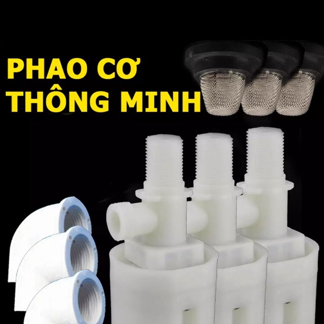 Combo 3 phao cơ Thông minh thế hệ mới kèm lọc rác