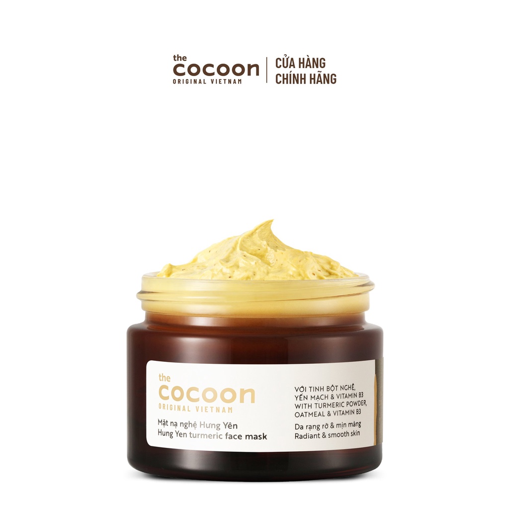 [DEAL 1 TẶNG 1 ĐỘC QUYỀN FLASH SALE] Nước nghệ Hưng Yên 140ml TẶNG Mặt nạ nghệ 30ml Cocoon