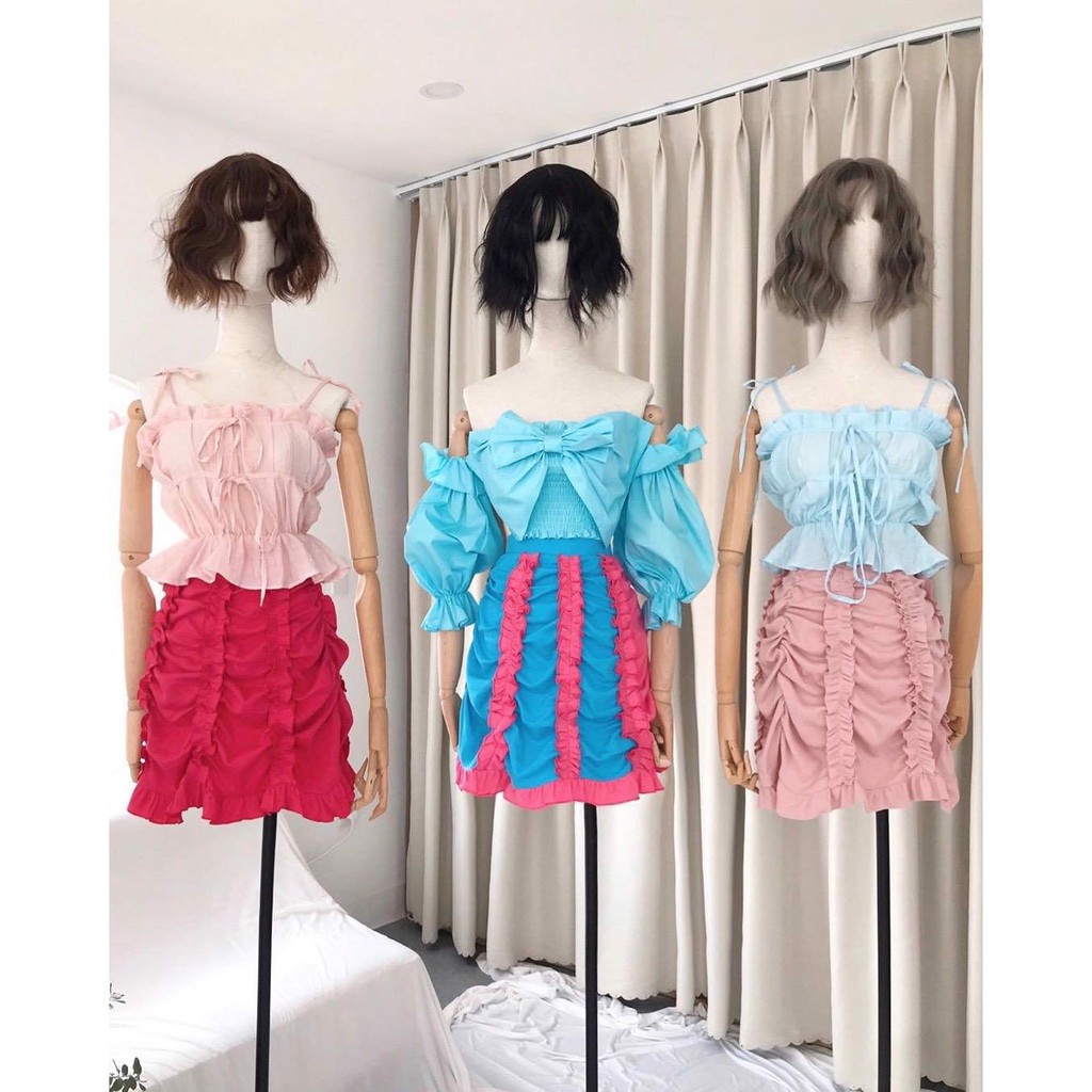 CHÂN VÁY THIẾT KẾ NGẮN TRƠN