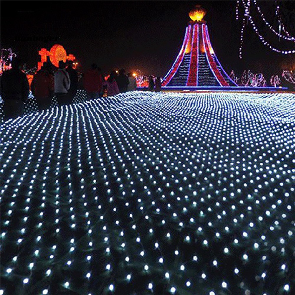 HBG_Christmas Fishing Net LED String Light Outdoor Waterproof Wedding Ceremony Decor