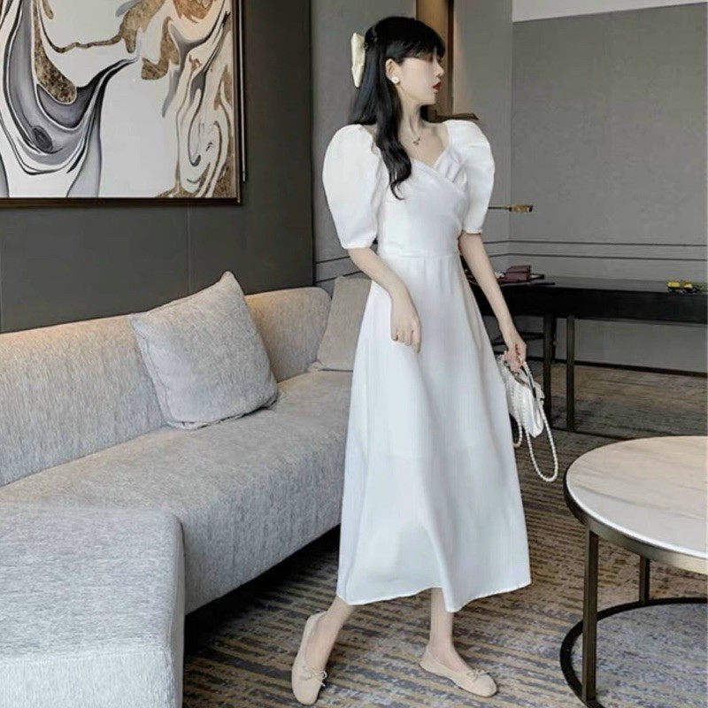 Đầm công sở BlaPink thiết kế xếp ly - HANCHI DRESS T197