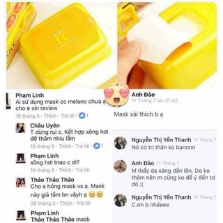 Mặt nạ CC Melano vitamin C trắng da