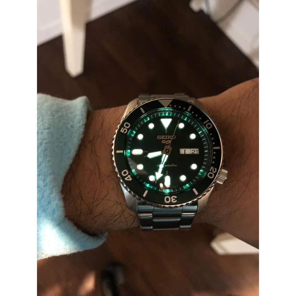 Đồng hồ nam Seiko 5 Sport Green SRPD63K1  chính hãng