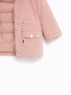 Parka hồng zara