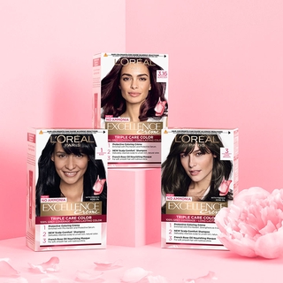 Màu Nhuộm Dưỡng Tóc Phủ Bạc L'Oreal Paris Excellence Crème 172ml