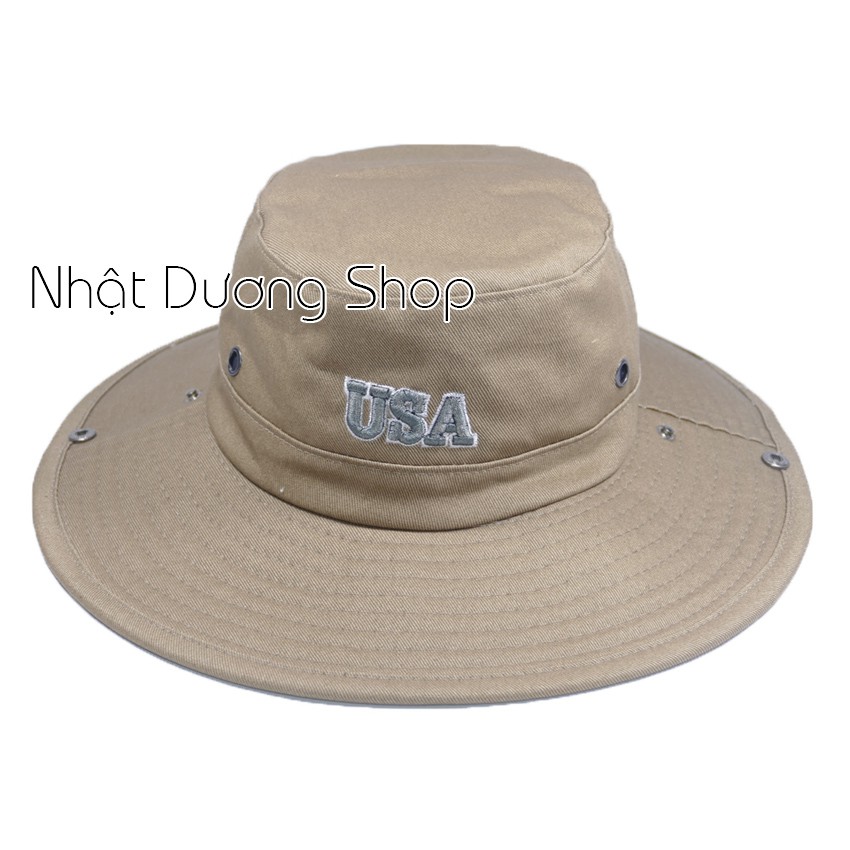 [ Nhiều mẫu ] Mũ tai bèo nam size đầu rộng thoải mái nón tai bèo lính vành to được đóng sò cao cấp kết hợp vải cotton
