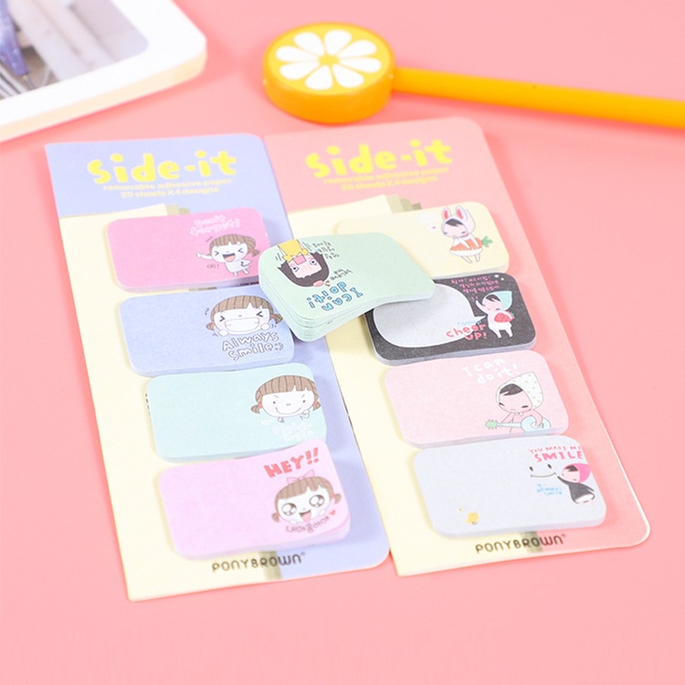 Giấy Nhớ Note 80 tờ Size Mini Ghi chú Cute