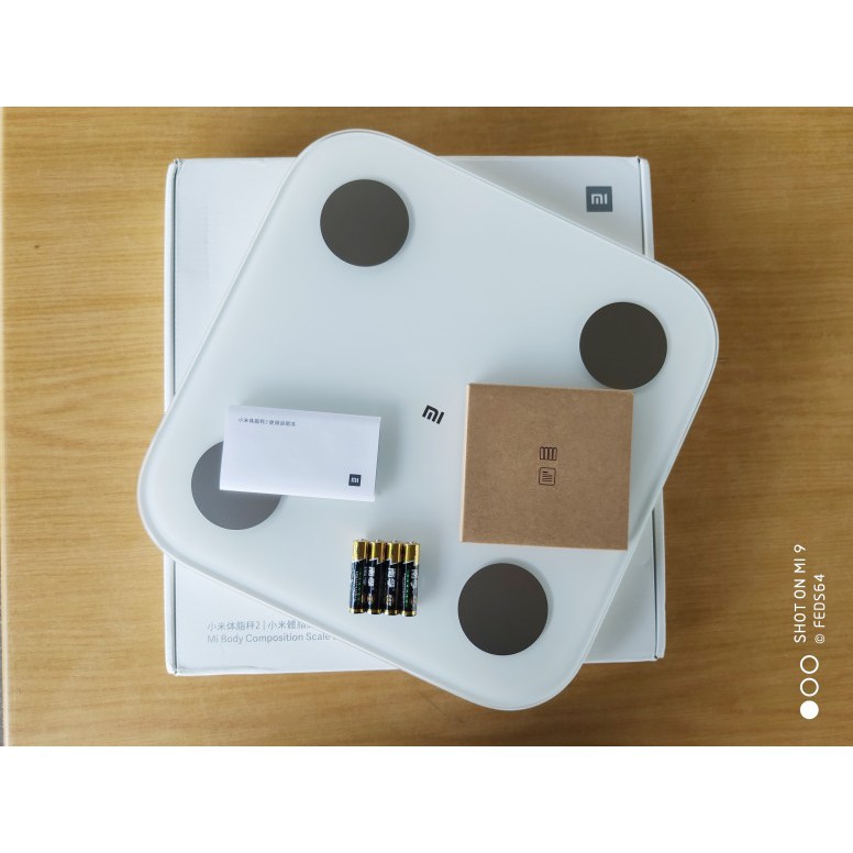 Cân điện tử thông minh # XIAOMI Mi body fat weigt scale tester/2 BẢO HÀNH 12 THÁNG