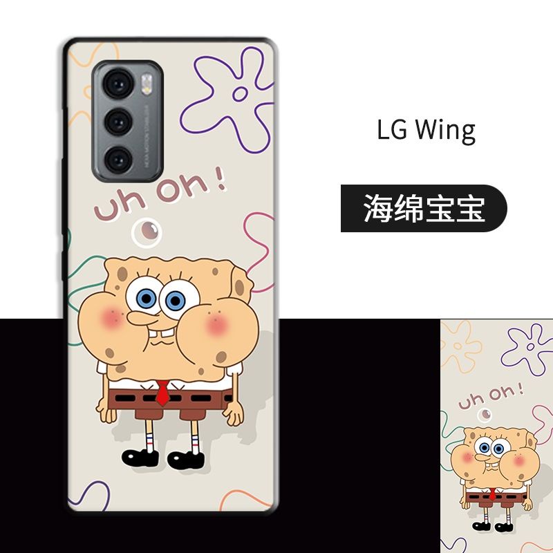 Ốp Lưng Điện Thoại Hình Hoạt Hình Dành Cho Lg Wing 5G LGWing 5G