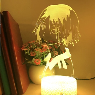 Đèn Led Để Bàn 3d Sạc Usb Kiểu Haikyuu
