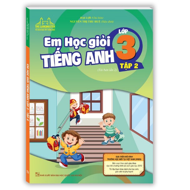 Sách - The Langmaster - Em học giỏi tiếng Anh lớp 3 - Tập 2 (Tái bản)