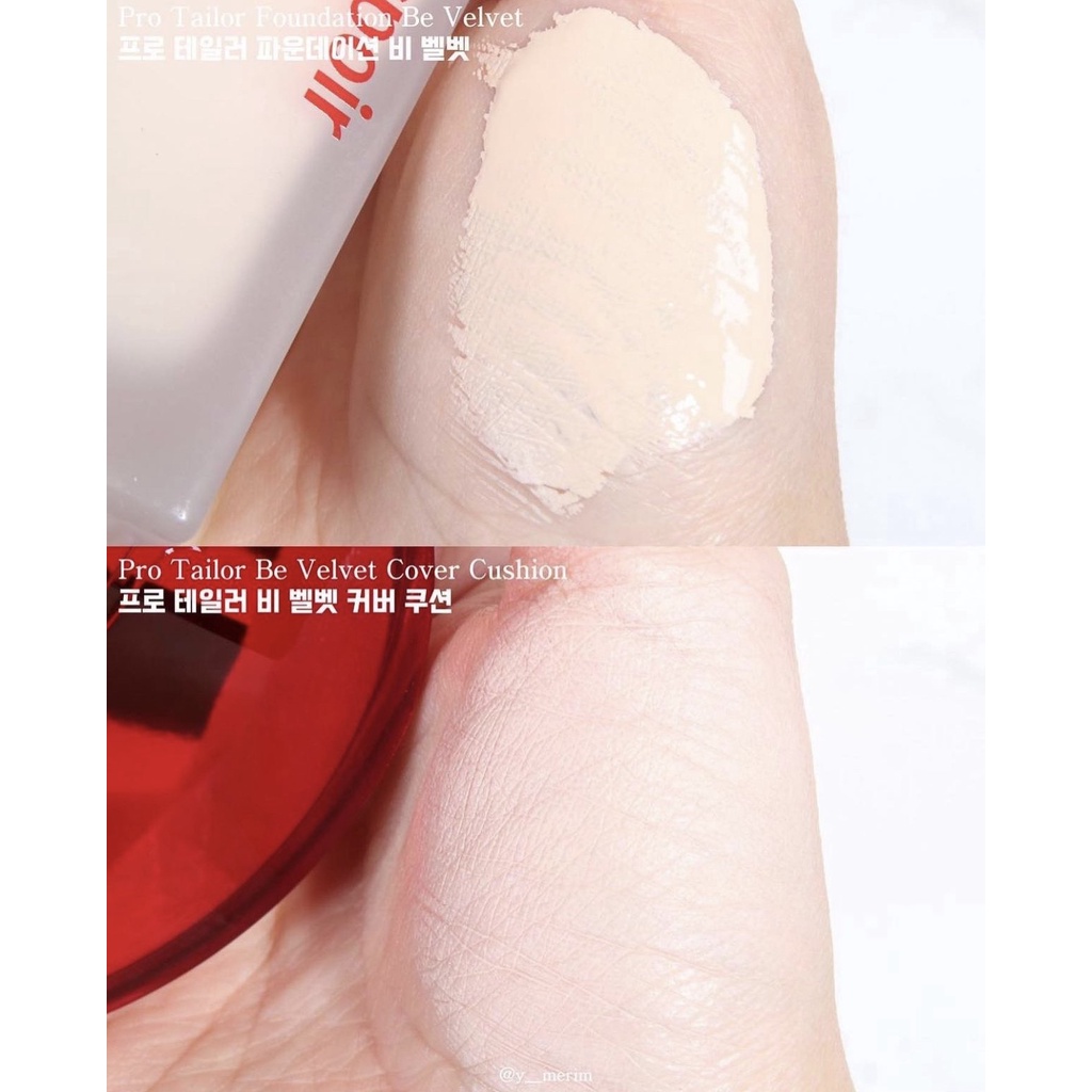 [Kèm Lõi + Túi] Phấn Nước Che Phủ Hoàn Hảo Espoir Pro Tailor Be Velvet Cover Cushion SPF 34 PA++