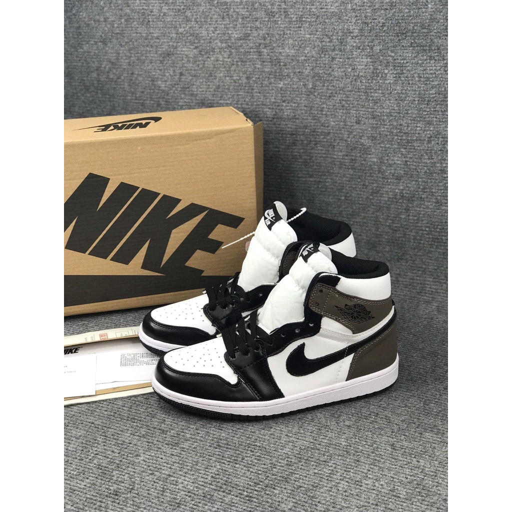 Giày thể thao jd1 Retro High Dark Mocha, giày jd cao cổ nâu đen cao cổ nam nữ mới 2022 full pk