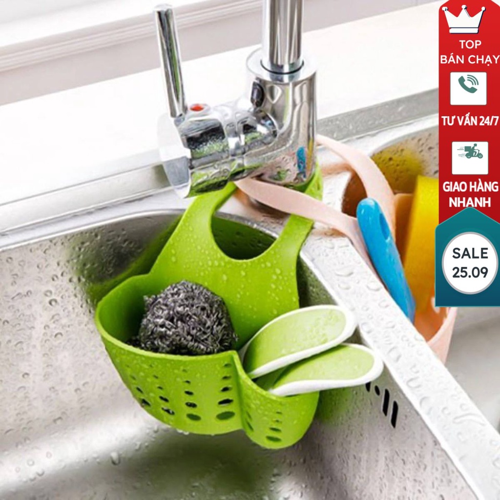 Giỏ treo bồn rửa bát, giỏ để bồn rửa đựng đồ rửa chén bát