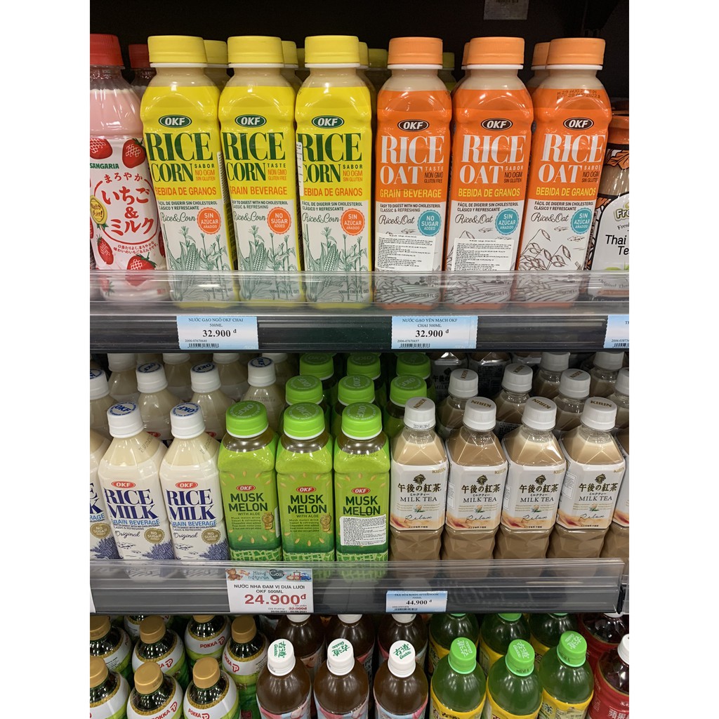 [Ko đường] Sữa Bắp Hàn Quốc OKF Rice Oat 1500ml - Sữa Gạo Bắp Hàn Quốc