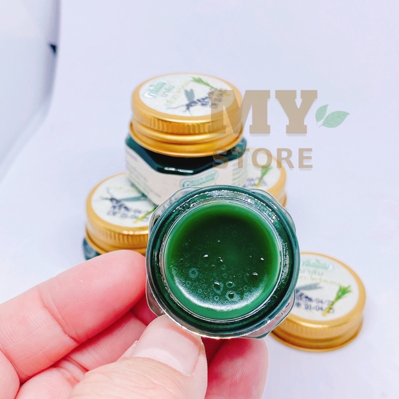 (Chính Hãng) Dầu Cù Là Đuổi Muỗi Green Herb( nắp thiếc) Thái Lan 20g