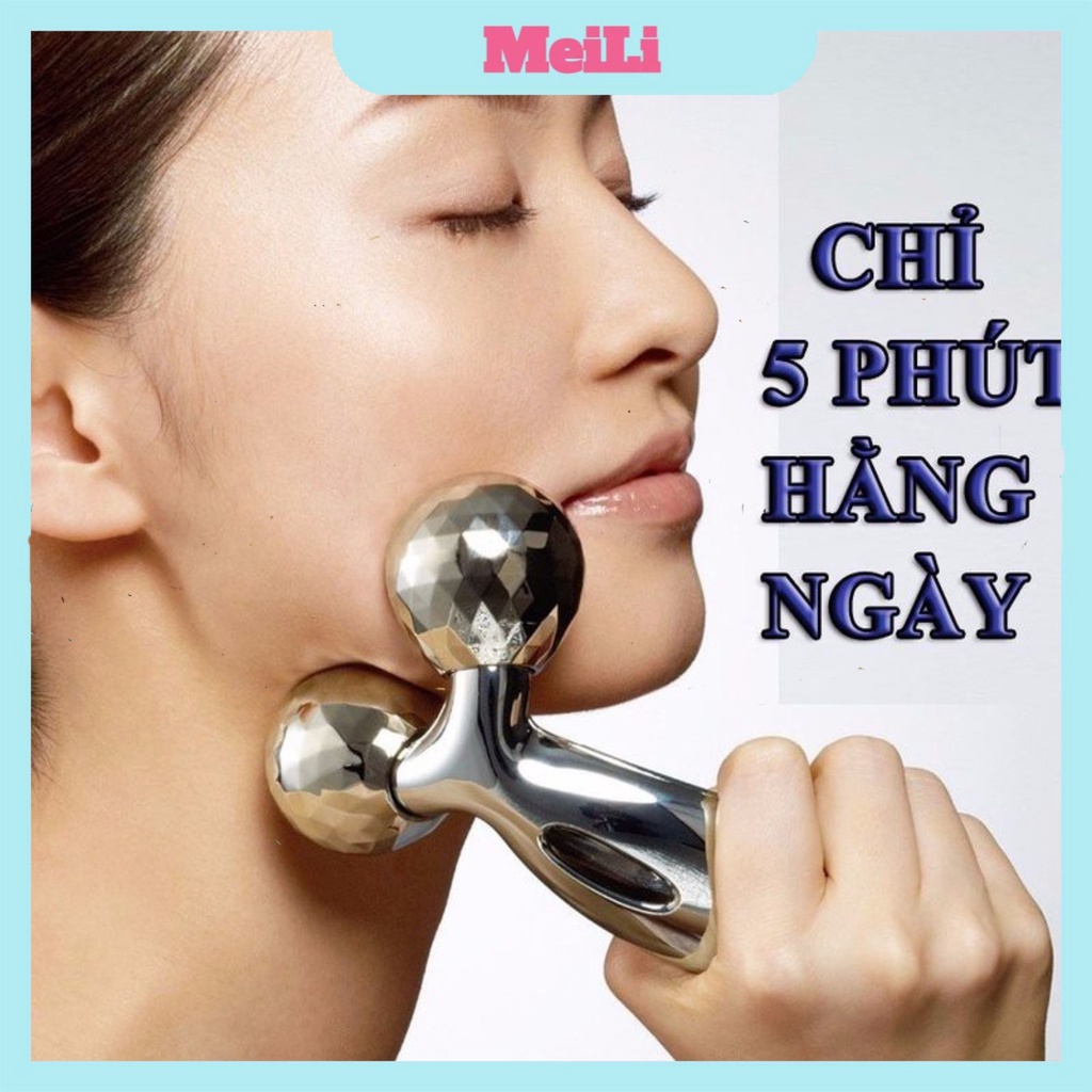 CÂY LĂN MASAGE MẶT 2 BI inox (tuyển sỉ).