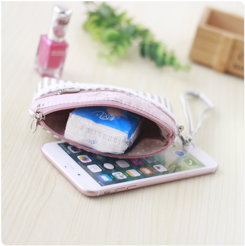 Ví Vải Mini Đựng Tiền Xu Phong Cách Mới 2023