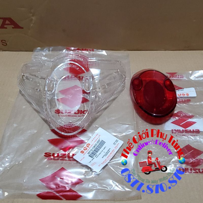 Bộ mica đèn hậu Satria Fi zin Suzuki - 35712-12K00-000 / 35719-12K00-000