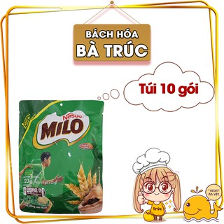 Bột Milo Nestle một gói lớn gồm 10 túi x 22g/túi