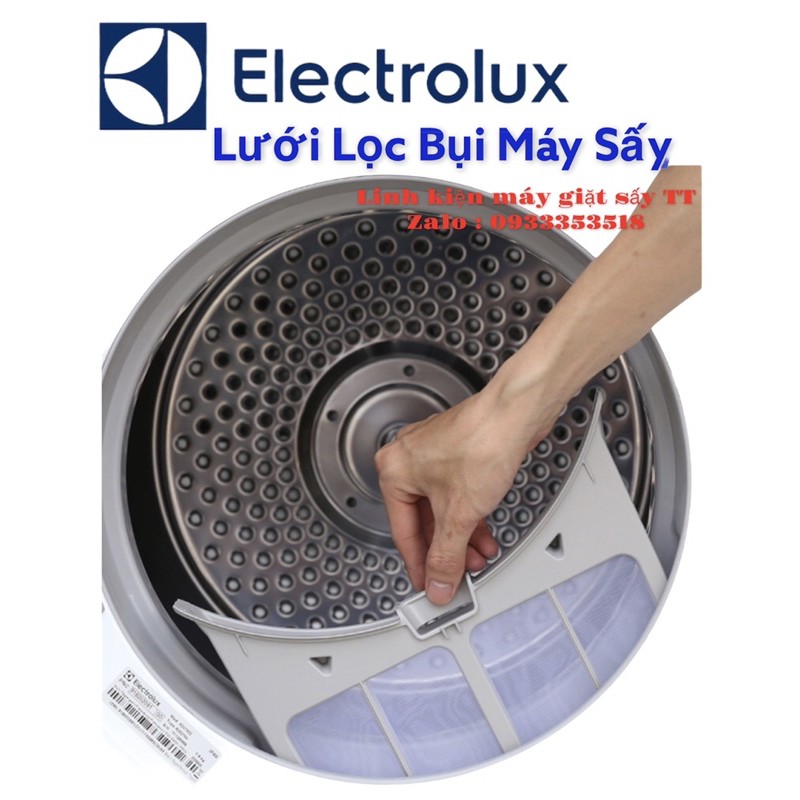 [Mã 159ELHA giảm 7% đơn 300K] Lưới lọc bụi ( túi lọc rác ) máy sấy Electrolux chính hãng